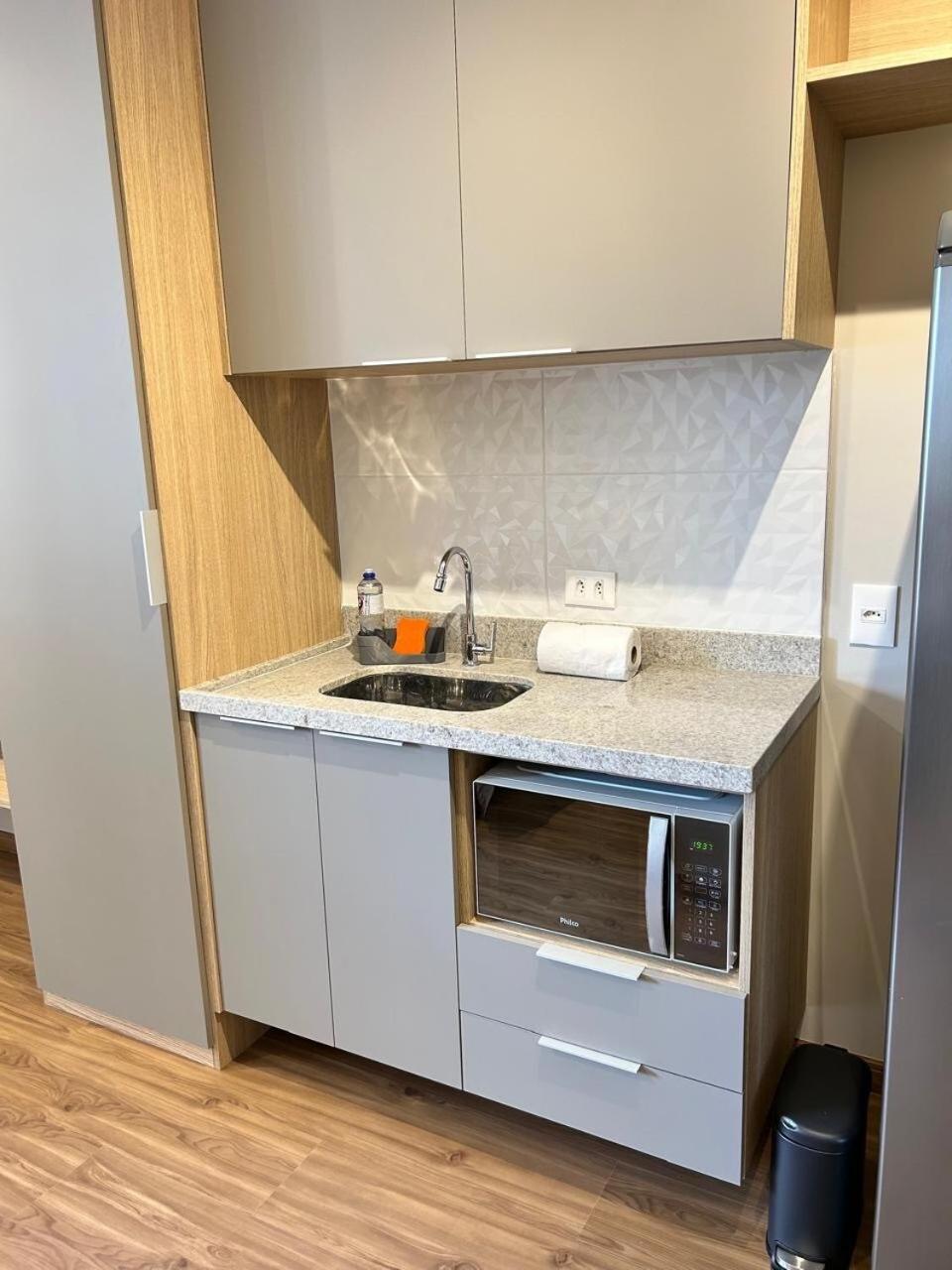 Lindo Studio Atmosfera 360 Novo Proximo Ao Metro E Consulado 圣保罗 外观 照片