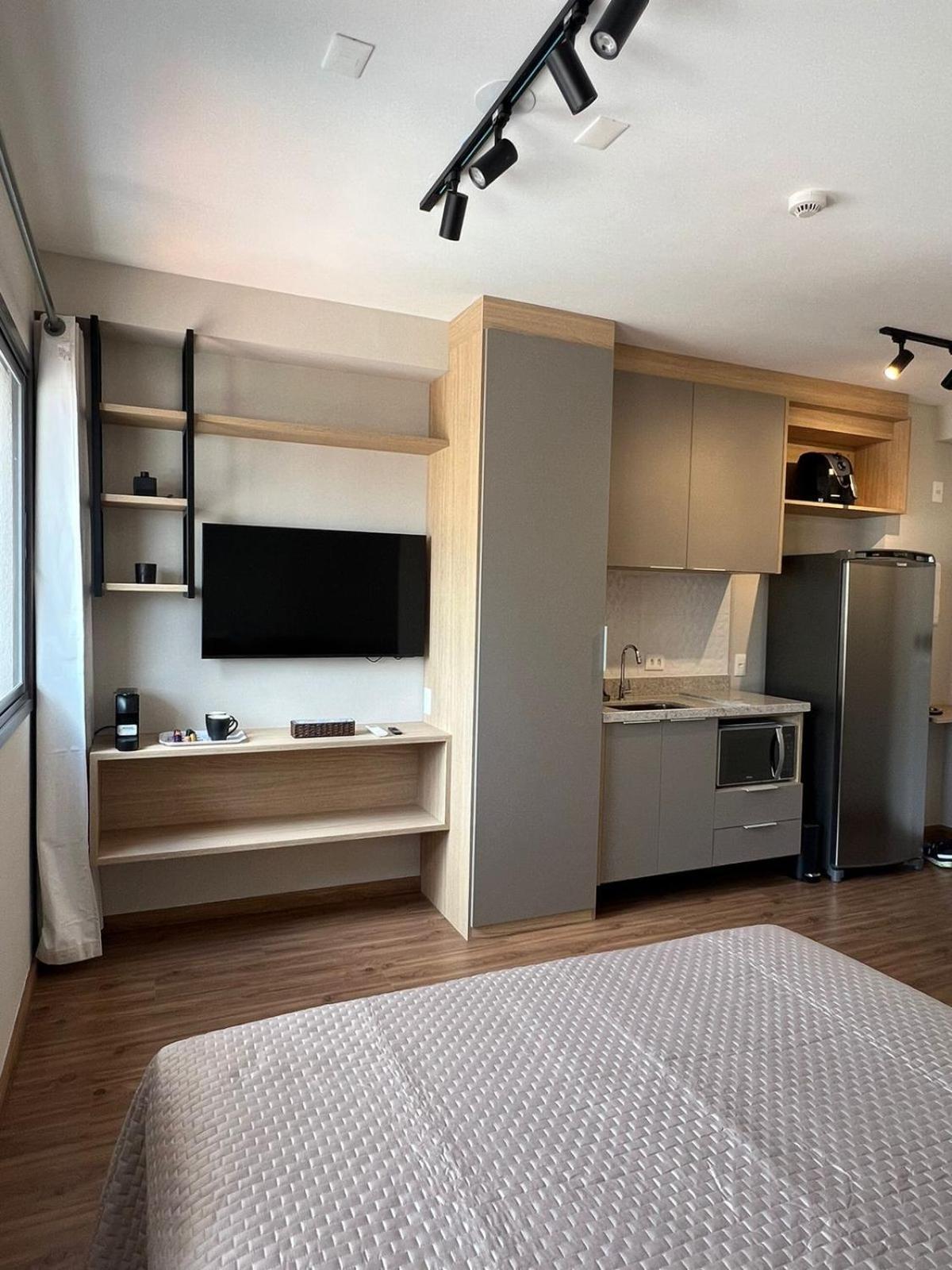 Lindo Studio Atmosfera 360 Novo Proximo Ao Metro E Consulado 圣保罗 外观 照片